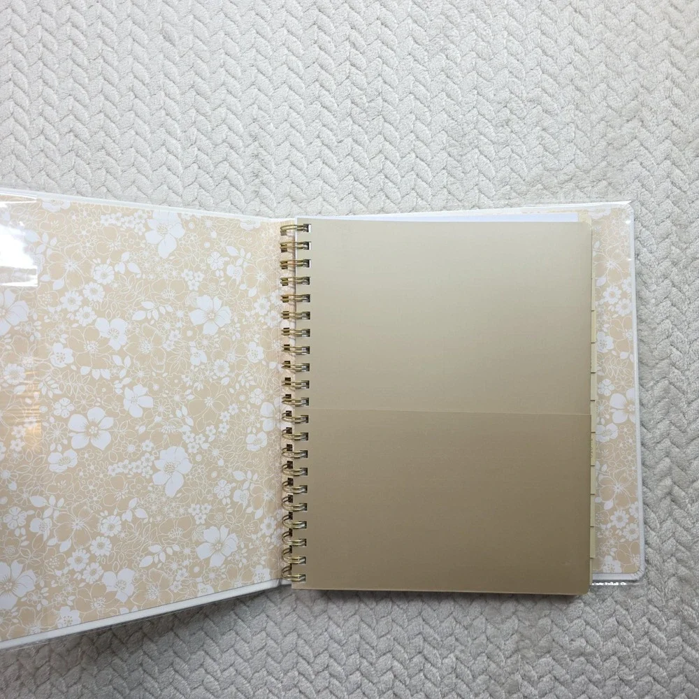 Wedding Planner White Gold Foil For When We Say I Do Organizer NEW Altar'd State